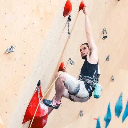 Melbourne (AUS), 24 November 2023- AJ GOLDSMITH of New Zealand competes in the Boulder &-Lead semi-finals during the IFSC Oceania Qualifier in Melbourne (AUS)-3