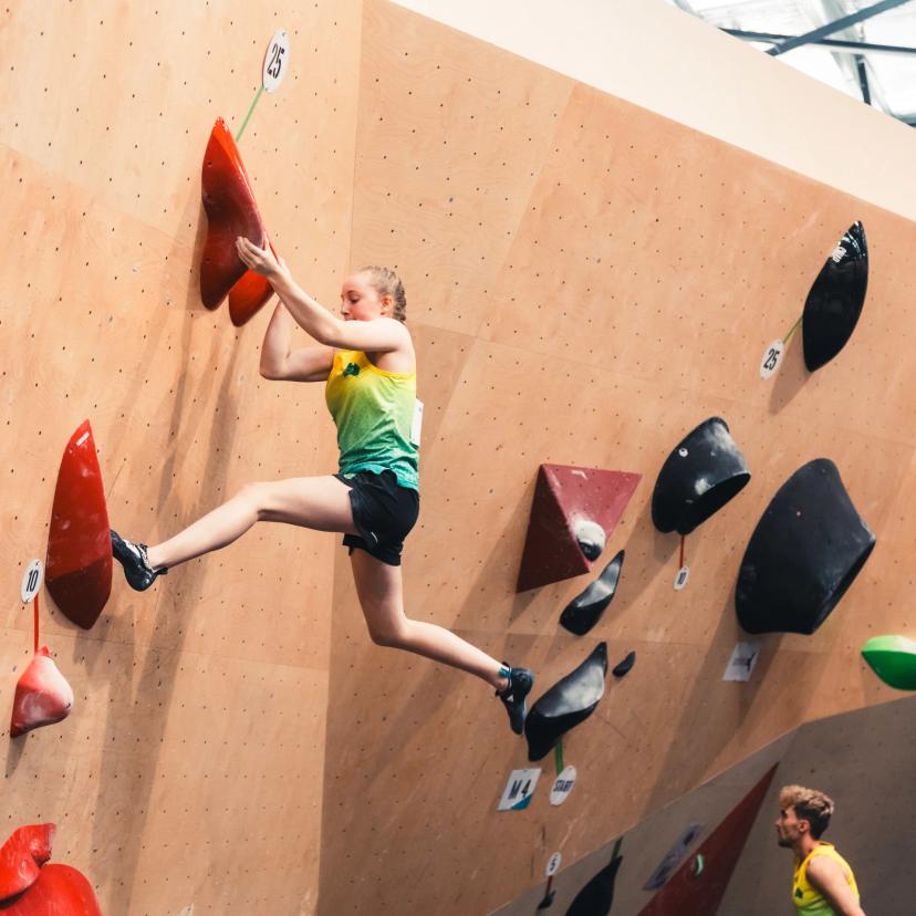 Melbourne (AUS), 25 November 2023- Maya STASIUK of Australia competes in the Boulder &-Lead finals during the IFSC Oceania Qualifier in Melbourne (AUS)-17