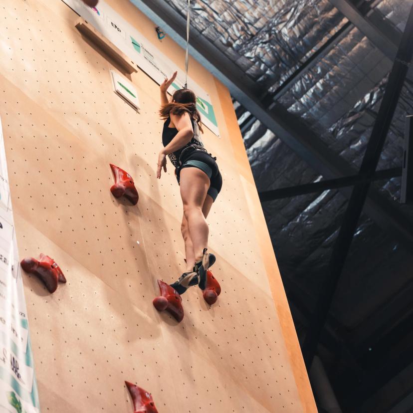 Melbourne (AUS), 26 November 2023- Meredith BUTCHER of New Zealand competes in the Speed-finals during the IFSC Oceania Qualifier in Melbourne (AUS)