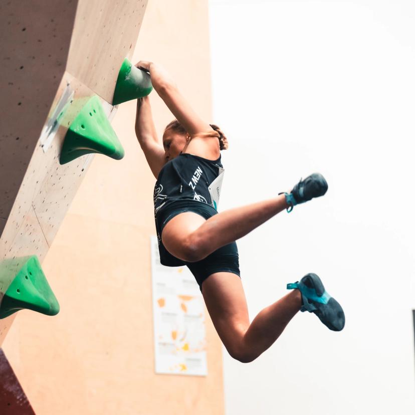 Melbourne (AUS), 24 November 2023- Mischa BOORMAN of New Zealand competes in the Boulder &-Lead semi-finals during the IFSC Oceania Qualifier in Melbourne (AUS).-84