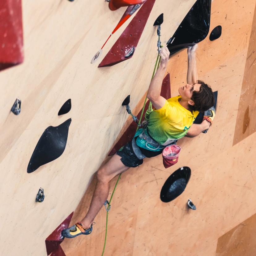 Melbourne (AUS), 25 November 2023- Maxim PARE of Australia competes in the Boulder &-Lead finals during the IFSC Oceania Qualifier in Melbourne (AUS)-7