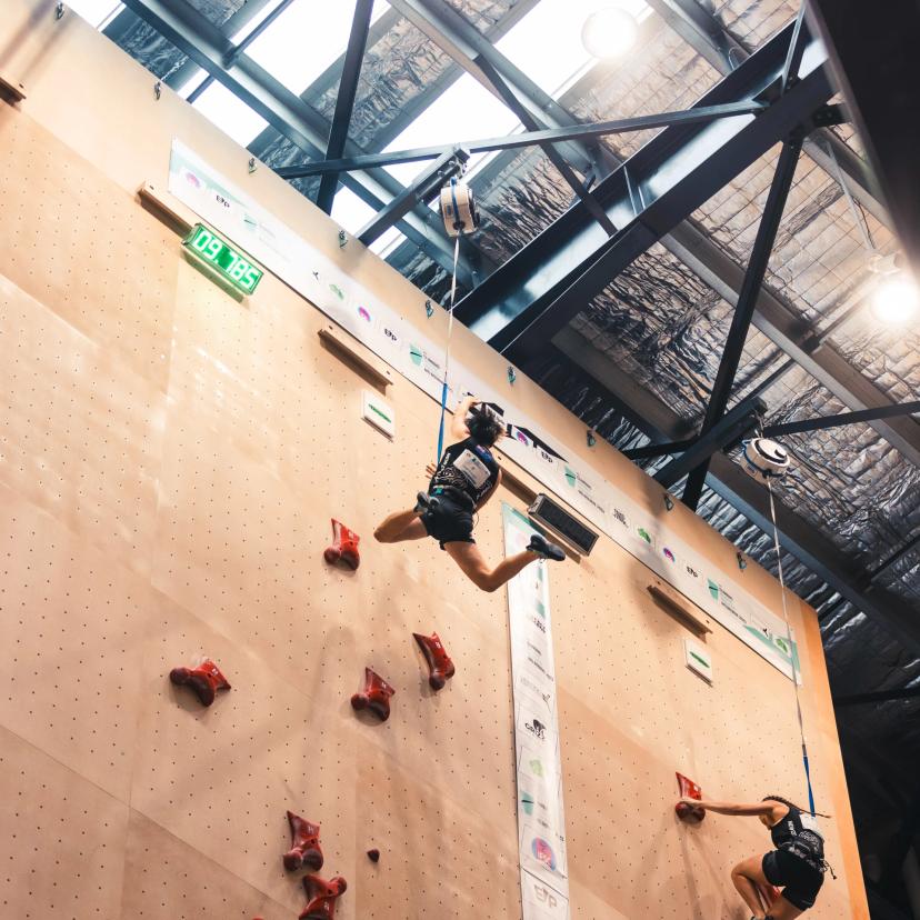 Melbourne (AUS), 26 November 2023- Jorja RANGI of New Zealand competes in the Speed-finals during the IFSC Oceania Qualifier in Melbourne (AUS)-9