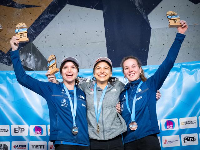 GROSSMAN MAKES IT 10 BOULDER WORLD CUP GOLDS ON HOME TURF